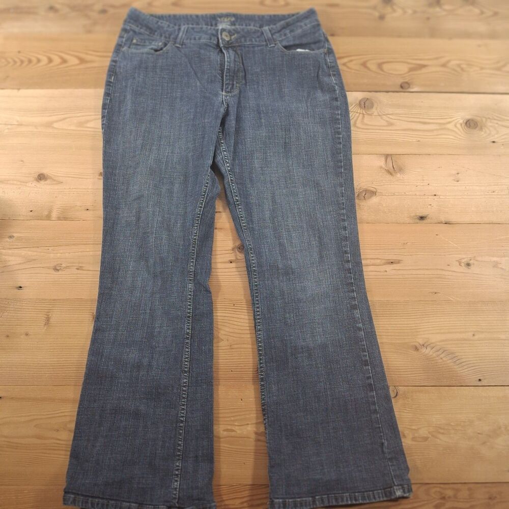 Lee Riders Womens Boot Cut 16 Long Dark Wash